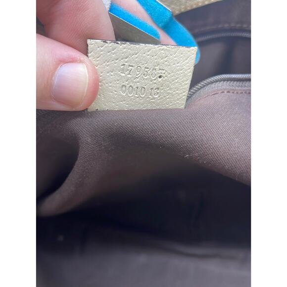 Gucci Logo Canvas Tote/Shoulder Bag - Picture 9 of 12